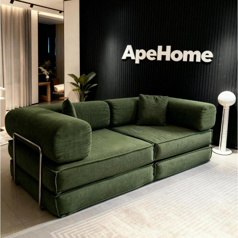【SHIP IN 24H】ApeHome compression sofa bed โซฟาบีบอัดเสื่อทาทามิที่ถอดออกได้ล้างทําความสะอาดได้ระเบียงห้องนอนนุ่ม