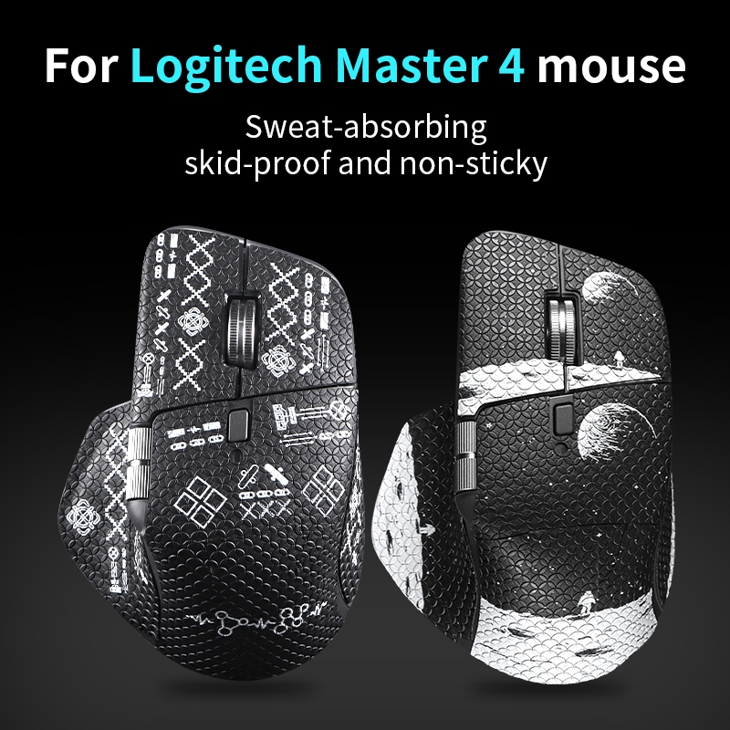 LOGITECH สําหรับ โลจิเทค ม ผู้เชี่ยวชาญ 4 เมาส์จับเทปผิวสติกเกอร์เมาส์ไร้สายเมาส์สําหรับเล่นเกมดูดเหงื่อป้องกันการลื่นผิวคุ้มครองเต็มรูปแบบ