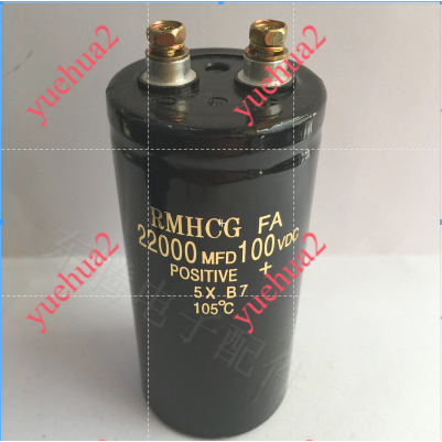 ใหม่นําเข้า 80VDC 22000UF DC สกรูเท้าตัวเก็บประจุ 63V22000UF/100V22000