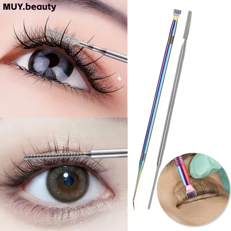 เครื่องมือดัดขนตายกสแตนเลสโลหะ ขนตา แยกเครื่องมือเครื่องมือต่อขนตา