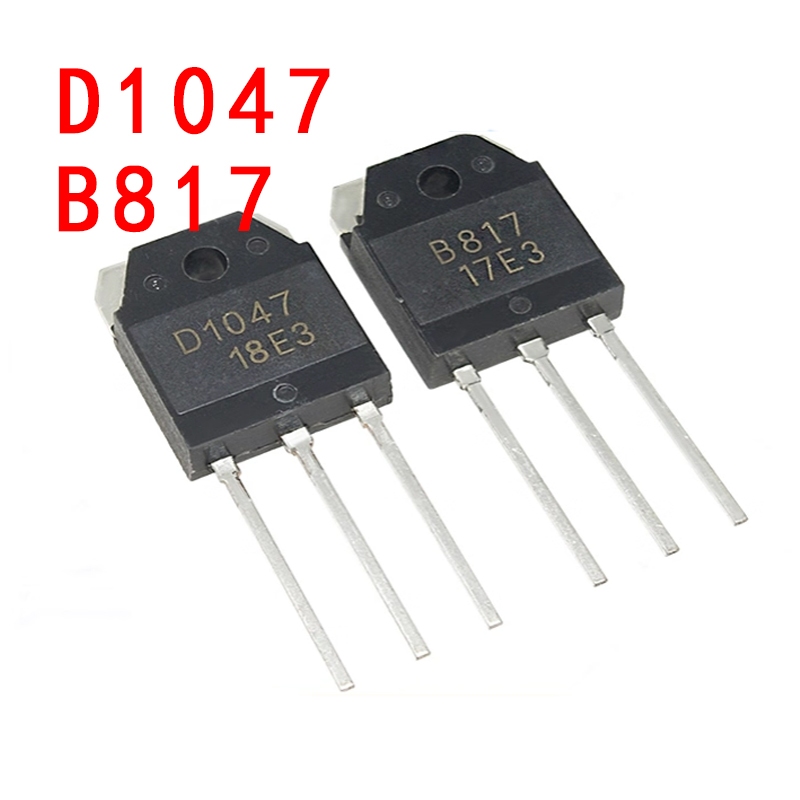 2SB817 2SD1047 In-Line TO-3P High Power Audio Power Amplifier จับคู่หลอด B817 D1047 NPN Triod สินค้า