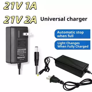 1 ชิ้น Universal Adapter Fast Charger 21V 1A/2A ประแจไฟฟ้าแบตเตอรี่ลิเธียม Charger DIY อุปกรณ์เสริม