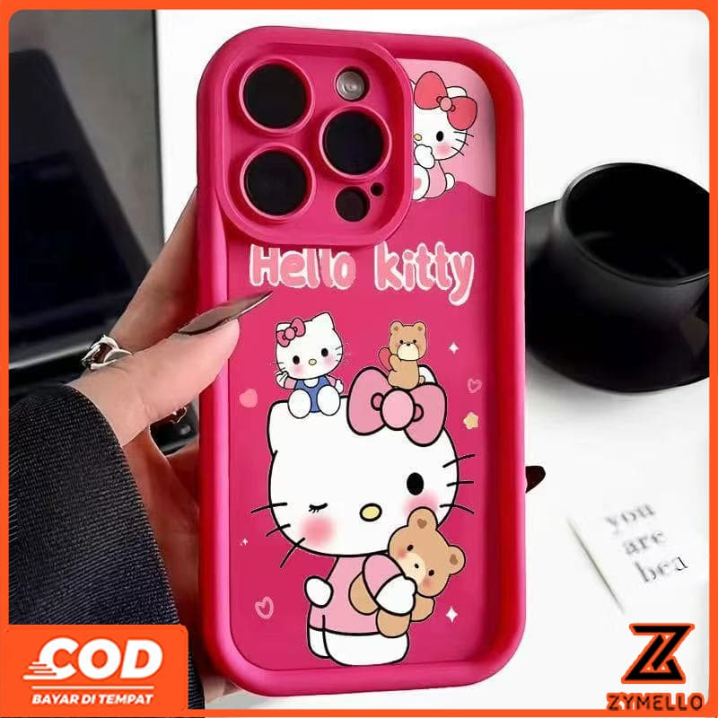 เหมาะสําหรับ VIVO V60LITE V50LITE V40LITE Y31 Y21D Y04 Y29 Y39 Y03 Y19S Y28 Y17S V30 V29 V29E Y17 Y15 Y11 Y20 Y21S Y12S Y21S Y12S Y12T หมีกลวงน่ารัก - รูปที่ 2