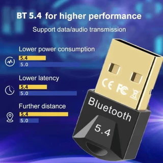 อะแดปเตอร์บลูทูธ USB Bluetooth 5.4 สําหรับ PC Dongle Adaptador เมาส์ไร้สาย Keyborad Music Audio Receiver เครื่องส่งสัญญาณ USB