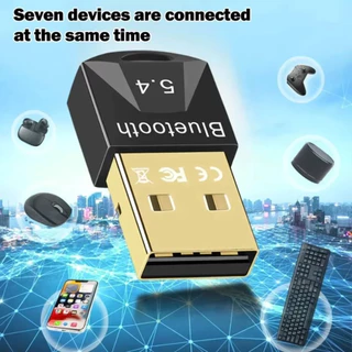 อะแดปเตอร์บลูทูธ USB Bluetooth 5.4 สําหรับ PC Dongle Adaptador เมาส์ไร้สาย Keyborad Music Audio Receiver เครื่องส่งสัญญาณ USB
