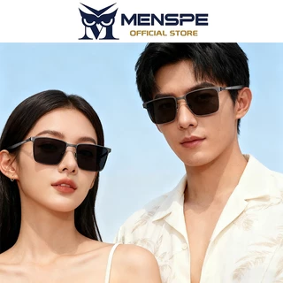 Menspe แว่นกันแดดผู้ชาย UV400 แว่นตาโพลาไรซ์ทรงสี่เหลี่ยมแว่นกันแดดตาแสงอัลตร้าตาป้องกันแสงสะท้อน