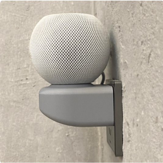 เหมาะสําหรับลําโพง Apple HomePod mini Wire Storage ฐานแขวนผนังวงเล็บ Nail-Free Firm 3D การพิมพ์