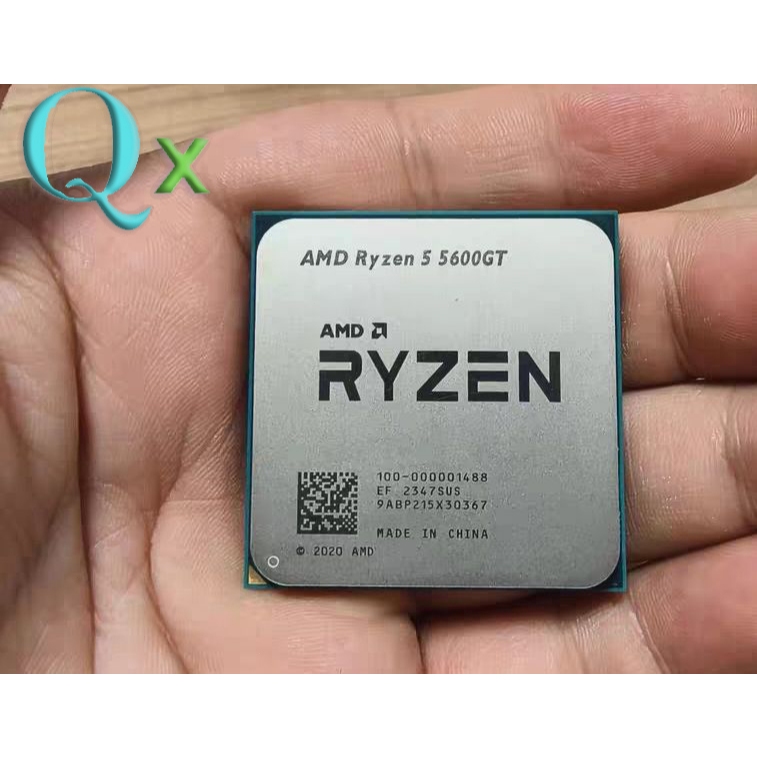 Ryzen 5 5600GT AM4 โปรเซสเซอร์ CPU R5 5600GT 6-core 12-thread 65W 3.60GHz 16MB คอมพิวเตอร์เดสก์ท็อป