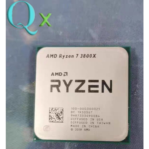 Ryzen 7 3800X AM4 CPU โปรเซสเซอร์ R7-3800X 3.9GHz 8Cores 16T 32MB 105W คอมพิวเตอร์เดสก์ท็อป
