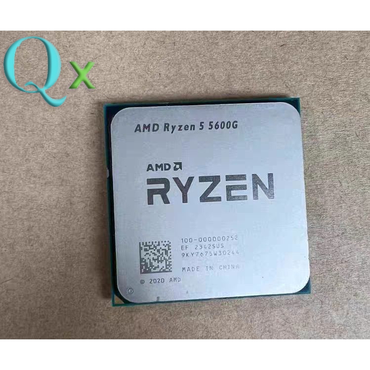 Ryzen 5 5600G ซ็อกเก็ต AM4 โปรเซสเซอร์ CPU R5 5600G 3.9GHZ เดสก์ท็อป 6Core 16MB