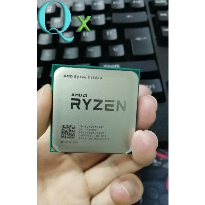 Ryzen 5 1600X AM4 โปรเซสเซอร์ CPU R5 1600X 3.6GHz 6Core 12T 95W 16MB เดสก์ท็อป