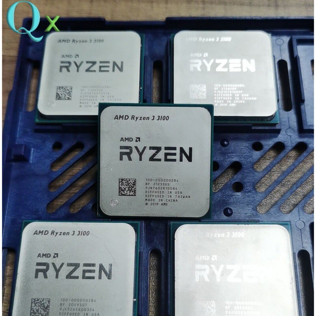 Upgrade Gaming CPU Ryzen 3 3100 AM4 โปรเซสเซอร์ CPU R3 3100 3.6 GHz Quad Core 65W เดสก์ท็อป 16MB
