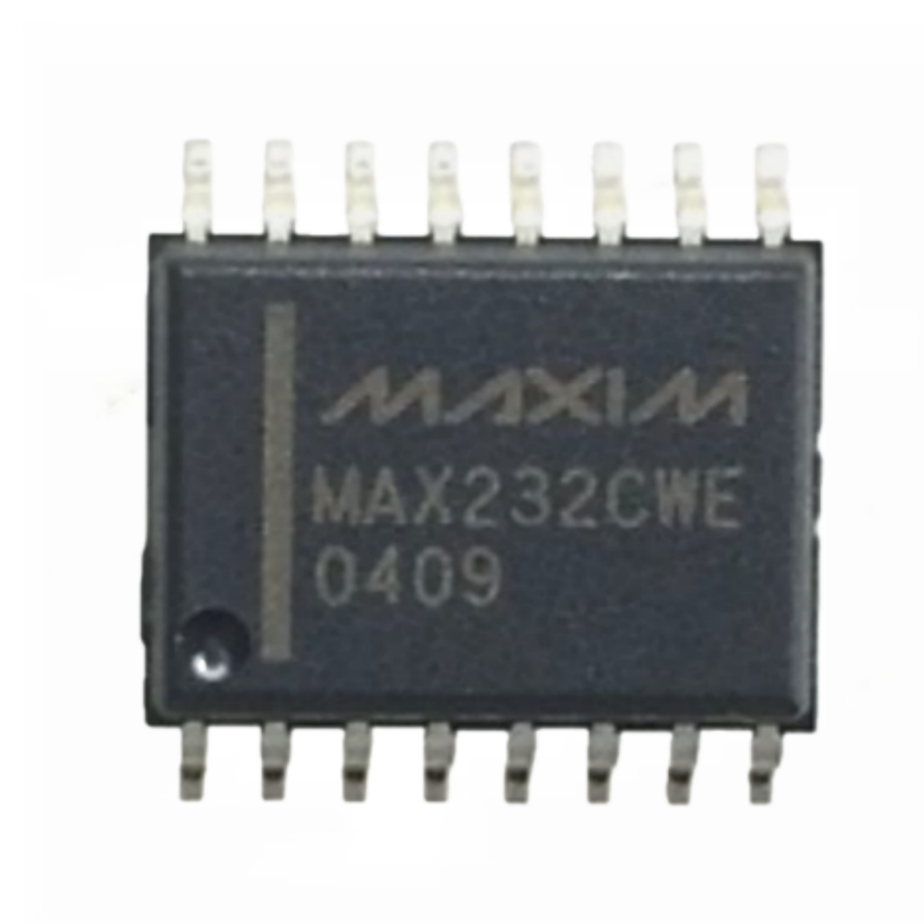 1PCS MAX232CWE + T MAX232CWE SOP-16 Multi-Channel RS-232 Driver/ตัวรับ