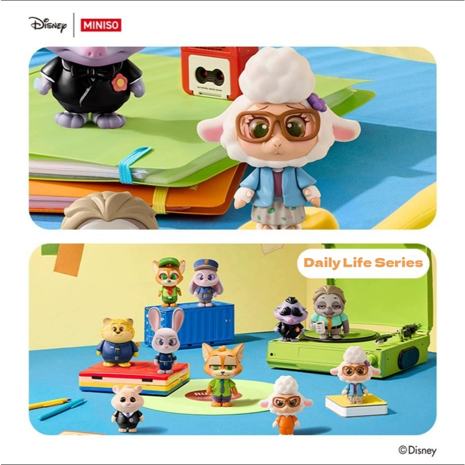 Disney Zootopia Daily Life Series Blind Box Toy Collection Judy Nick