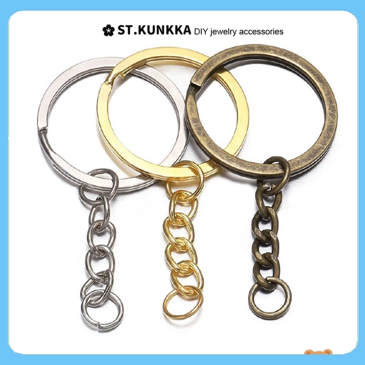 St.kunkka พวงกุญแจพวงกุญแจทรงกลม (10 ชิ้น/แบทช์)