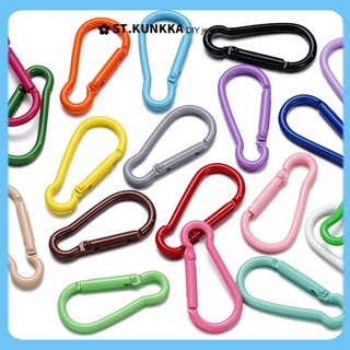 ST.KUNKKA 1 ชิ้น/5 ชิ้น ตะขอล็อค ตะขอพวงกุญแจห่วงล็อคแบบสปริง ตะขอเกี่ยวหัวเข็มขัด ตะขอเกี่ยวหัวเข็มขัด