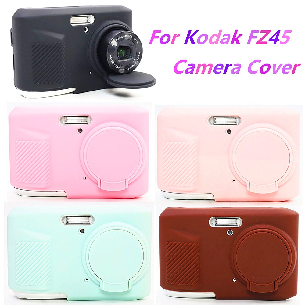 สําหรับ Kodak PIXPRO FZ45 ซิลิโคนเกราะผิวกรณีกระเป๋ากล้องป้องกัน Body Cover Protector