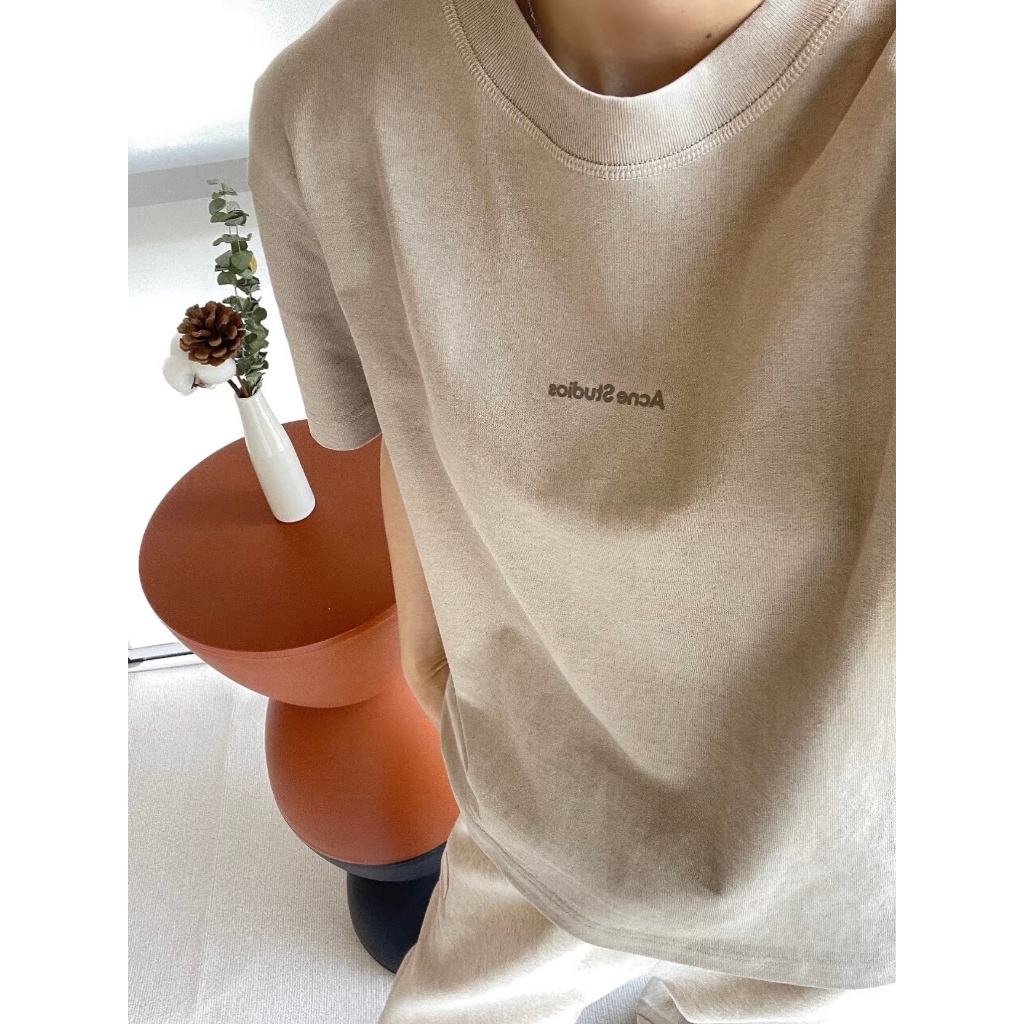 เสื้อยืดแขนสั้นคลาสสิก ผ้าฝ้ายแท้ ออกแบบอินเทรนด์ สวมใส่ง่ายในฤดูร้อน
