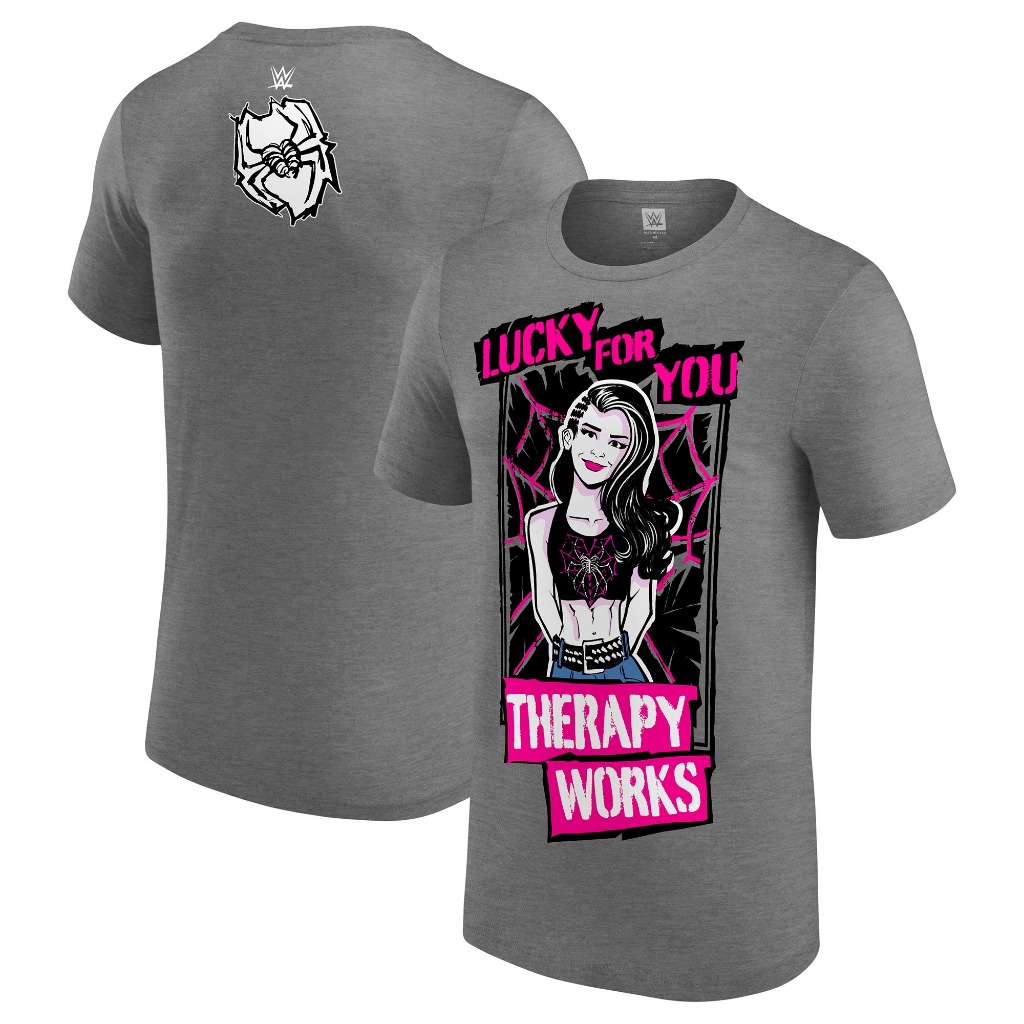 เสื้อยืดผู้ชาย Heather Grey AJ Lee Therapy Works