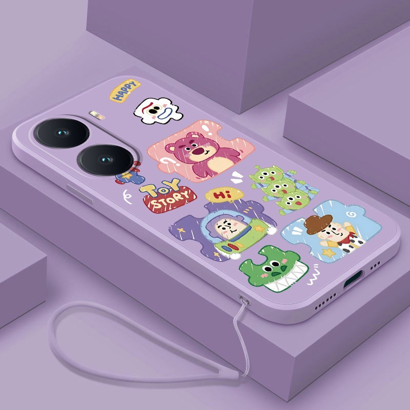 OPPO A6 5G A6 A6 x 5G A6x DisneyLotso Friends ปลอกซิลิโคนน้ําหนักเบาเคสลายนิ้วมือ