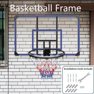 ห่วงบาสเกตบอลติดผนังมาตรฐาน สำหรับทั้งเด็กและผู้ใหญ่ ใช้ได้ท…