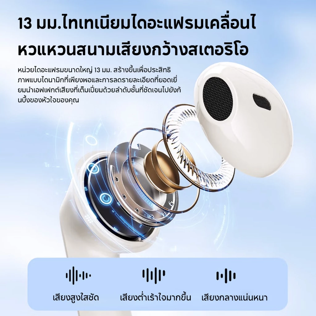 Philips TAT1199 หูฟัง TWS Bluetooth 5.4 HD IPX4 มีไมค์ thumbnail 7