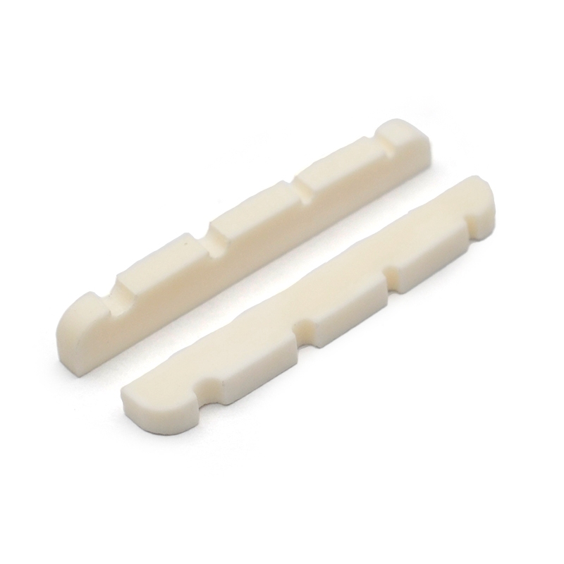2 ชิ้น Slotted จริงกระดูก 4/5 String Bass Nuts