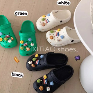 Xixitiao รองเท้าแตะ EVA แบบเรียบง่าย เหมาะกับเดินชายหาด กลาง…