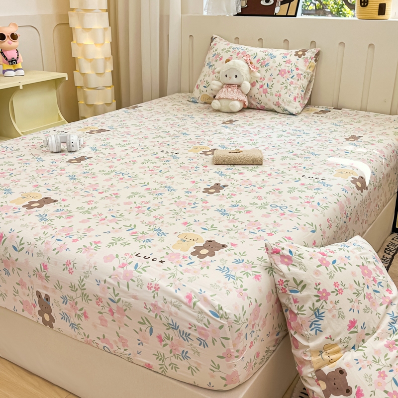 ผ้าปูที่นอนและปลอกหมอนพิมพ์ลาย 3.5 ฟุต/5 ฟุต/6 ฟุต