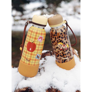 Tagi. Vintage Patchwork Tumbler Water Bottle แก้วน้ำลายวินเทจแบบต่อผ้าแพตช์เวิร์ก แก้วเก็บความเย็น