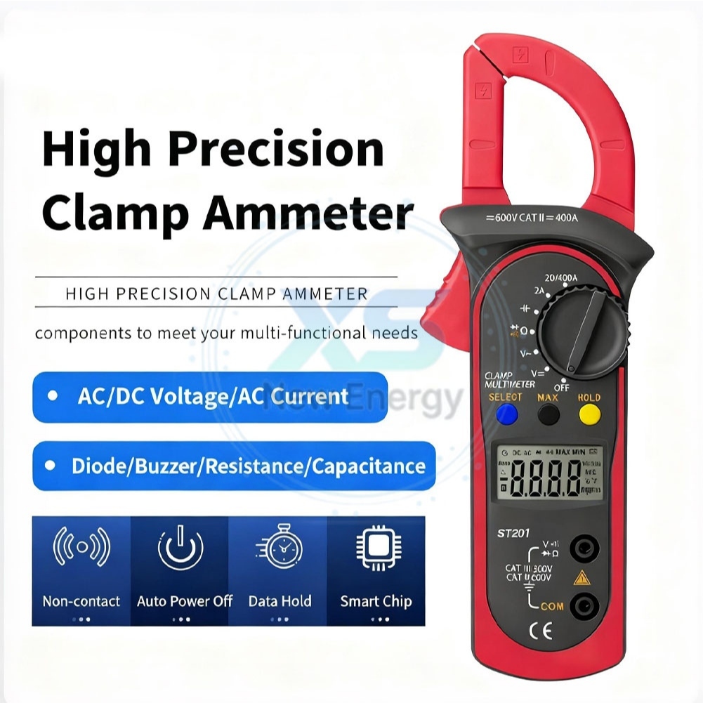 [ANENG] ความแม่นยําสูง!ANENG AC DC Digital Clamp Meter แรงดันไฟฟ้าปัจจุบัน Multi-Function Meter ช่าง