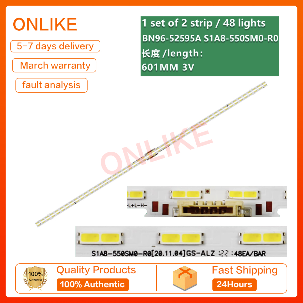 Backlight TV SAMSUNG 55 นิ้ว UA55AU8000 UA55BU8000 UA55AU9000 UA55TU8500 QA55Q60CAK QA55Q60CA 55AU8K