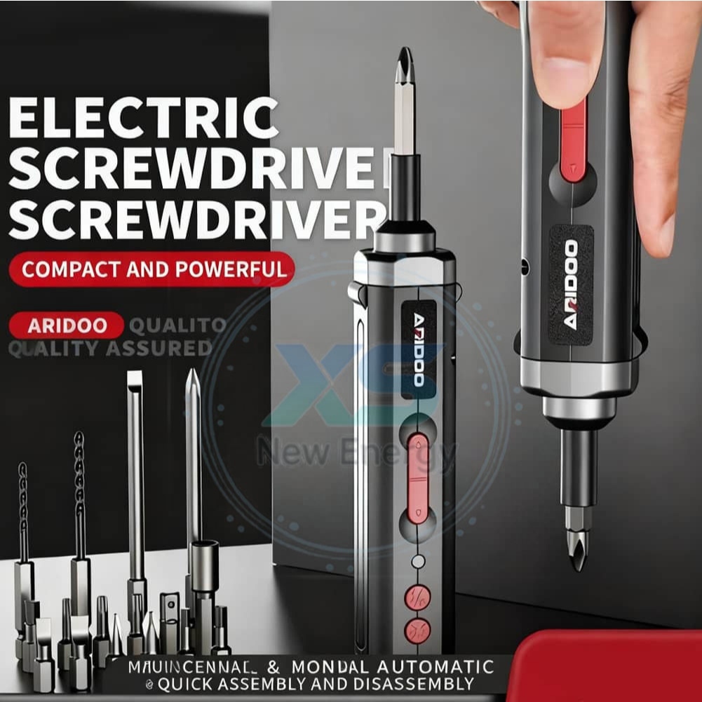 【ARIDOO-】Electric screwdriver ชุดไขควงไฟฟ้า 7.8VF Germany พร้อมดอกสว่าน 25 ดอก ไขควงไฟฟ้าไร้สายอัจฉร