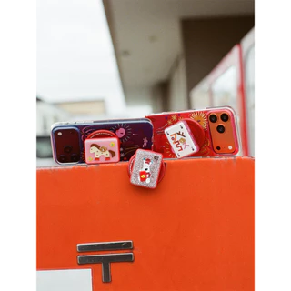 Tagi. Fireworks Shining Magnetic Phone Case เคสโทรศัพท์แม่เหล็กลายดอกไม้ไฟระยิบระยับ