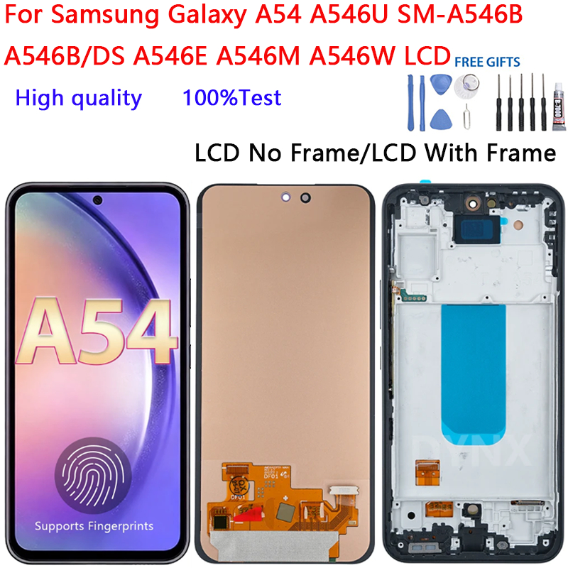 สําหรับ Samsung Galaxy A54 A546U SM-A546B A546E A546M A546W จอแสดงผล LCD Touch Screen Digitizer Asse