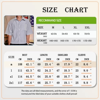 เสื้อลายแขน 3/4 สไตล์เกาหลี เสื้อลำลองทรงหลวมสำหรับผู้ชาย