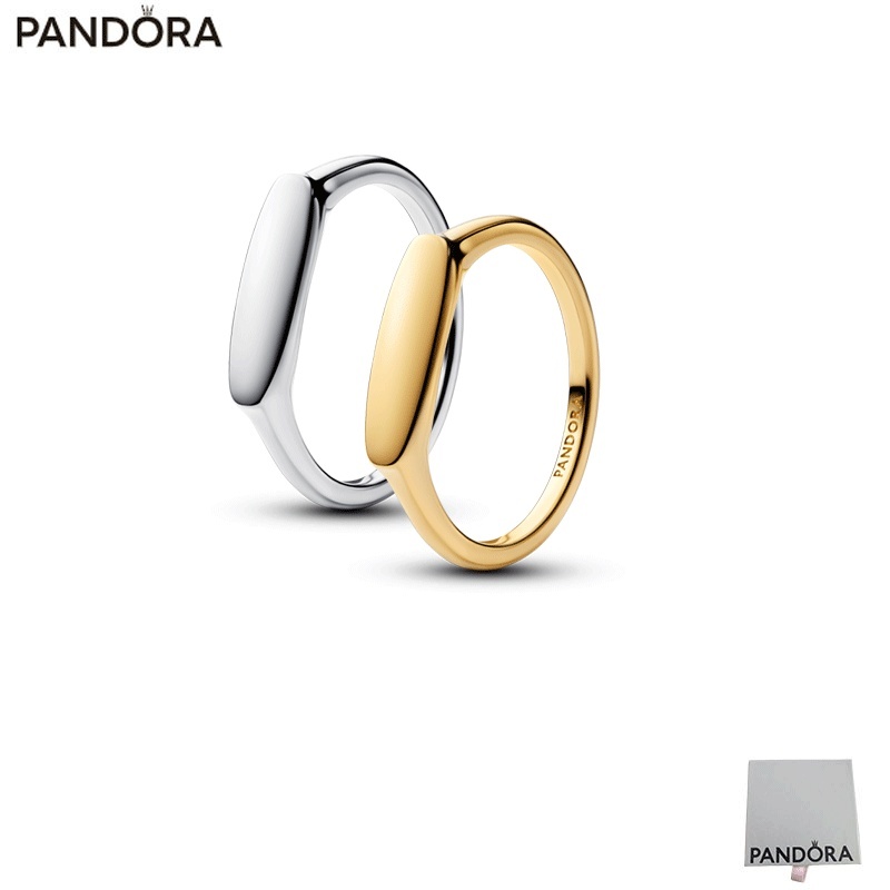 [พร้อมกล่อง] Pandora s925 Sterling Silver Fashion Design Bracelet & Pendant Set - The Perfect Gift /