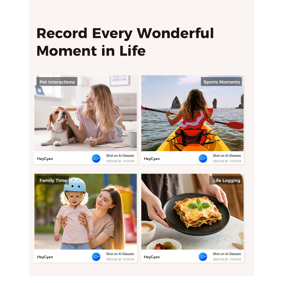 TOP สมาร์ท AI กล้องแว่นตา 800W HD ยิงกล้อง 3600mAh ชาร์จกรณีบทสนทนาแปลความละเอียดสูง BT โทรเพลง Vedio ENC แว่นตาเสียงรบกวน - รูปที่ 4