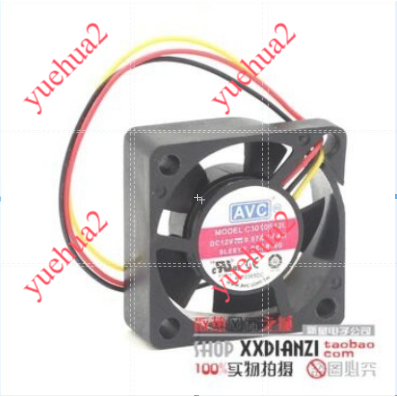 AVC C3010S12L 12V 0.07 A 3010 พัดลมฮาร์ดดิสก์ที่เงียบสงบเป็นพิเศษ 3 ซม.