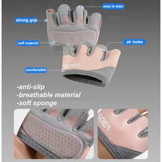 SunnyFit Pull Up Grips ถุงมือยกน้ําหนัก ยางป้องกันสำหรับการออกกำลังกาย กับ Dumbbell และ Barbell