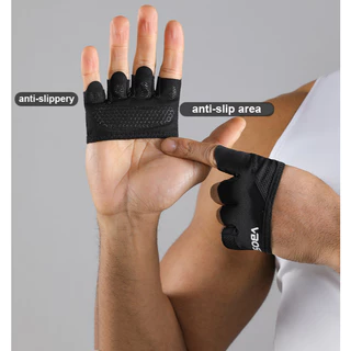 SunnyFit Pull Up Grips ถุงมือยกน้ําหนัก ยางป้องกันสำหรับการออกกำลังกาย กับ Dumbbell และ Barbell