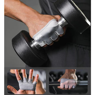 SunnyFit Pull Up Grips ถุงมือยกน้ําหนัก ยางป้องกันสำหรับการออกกำลังกาย กับ Dumbbell และ Barbell