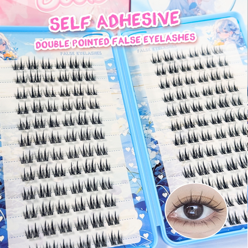 หนังสือขนตามีกาวในตัว FEPO | ไม่มีกาวต้องการ | สําหรับผู้เริ่มต้น (10-13มม.)