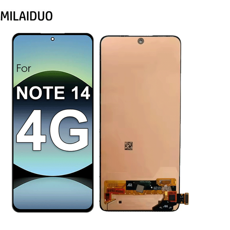 สําหรับ Xiaomi Redmi หมายเหตุ 14 4G จอแสดงผล LCD 24117RN76G Digitizer ชุดหน้าจอสัมผัส
