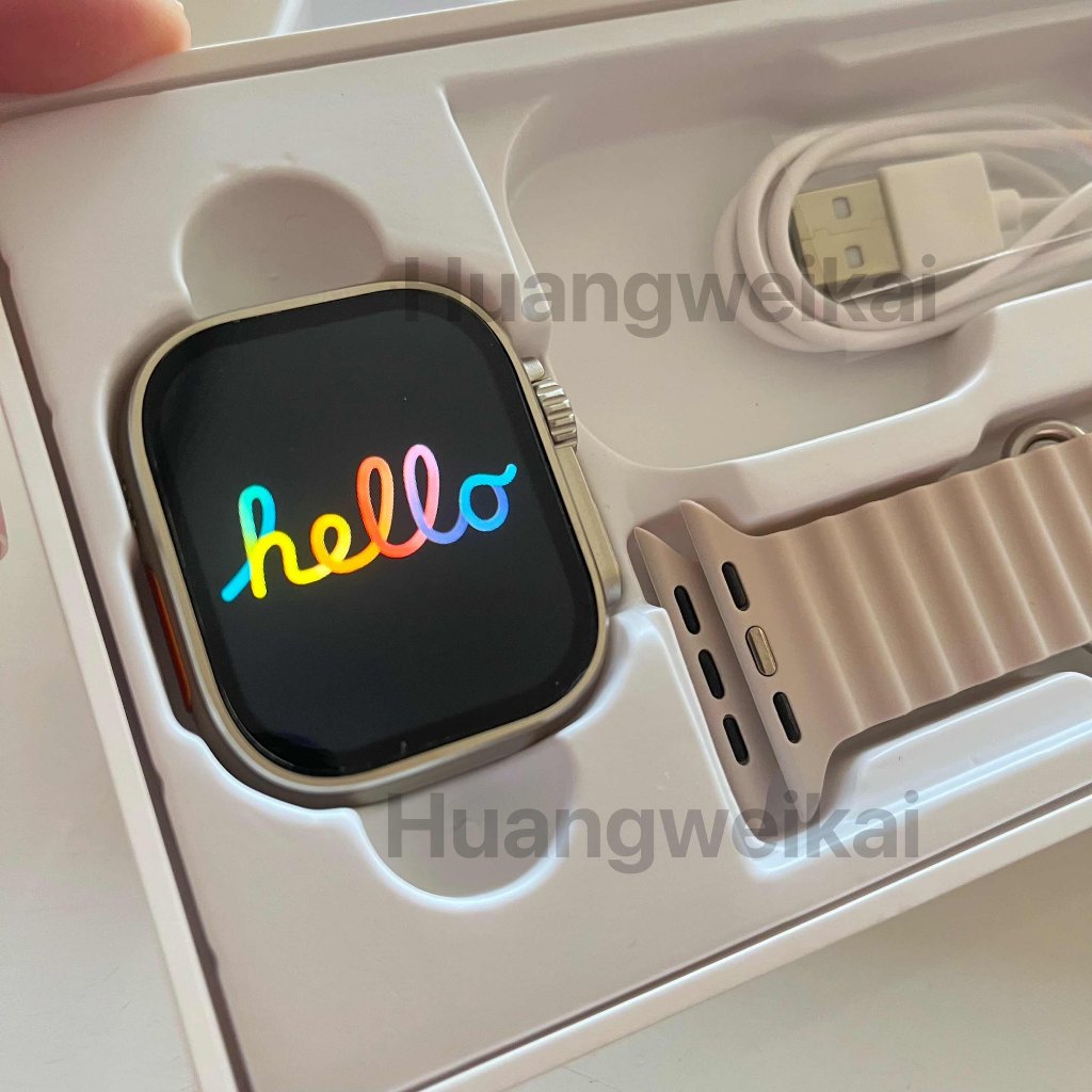 Ultra 3 Microwear hello นาฬิกา ultra 5 สมาร์ทวอท์ชฟรีกรณี ChatGPT 49 มม.Smartwatch ไร้สายชาร์จบลูทูธ