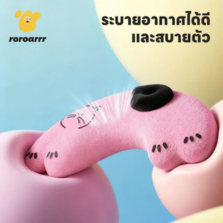 【Roroarrr】หมอนพยุงคอสัตว์เลี้ยง แมวสุนัขสัตว์เลี้ยงที่นอนกับหมอนนอนขนแกะนุ่มเป็นมิตรกับผิว หน้า ผ้าฝ้ายสูงบรรเทาไม่ยุบง่ายระบายอากาศสบายพอดีกระดูกสันหลังส่วนคอโค้งช่
