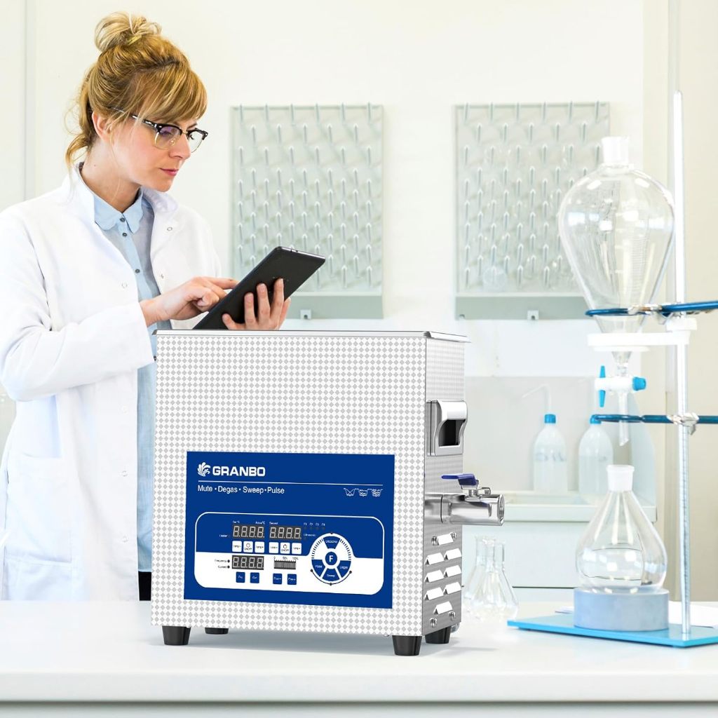 Granbo 3L/6.5L Ultrasonic Cleaner Tri-Frequency Professional Ultrasonic Cleaning Machine with Degasi