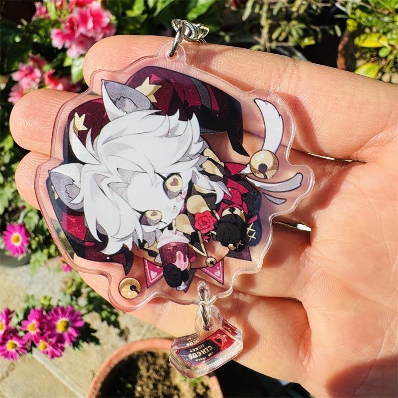 อะนิเมะ Freak Circus Perrot จี้น่ารักอะคริลิคพวงกุญแจพวงกุญแจคอลเลกชันชุดของขวัญคอสเพลย์ - รูปที่ 4