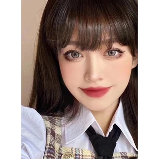 เลนส์KSSEYE คอนแทคเลนส์สี สีน้ําตาล/เทา 2 ชิ้น Softlens รายเดือนทิ้ง