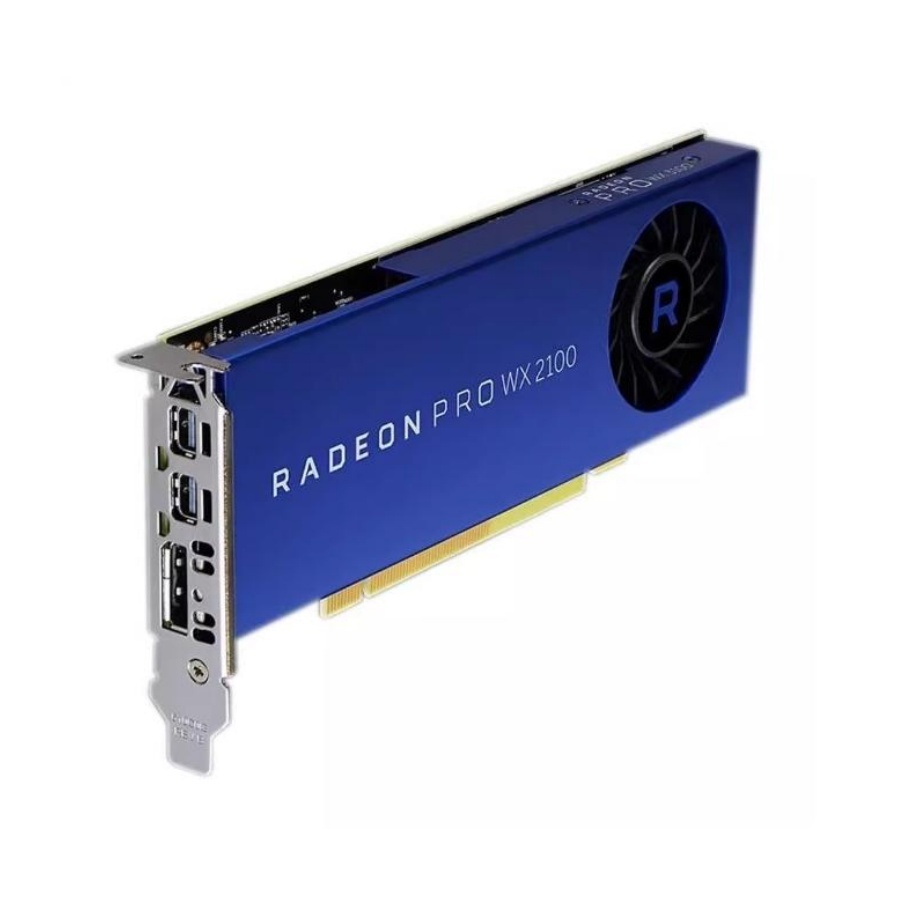 Original Dell AMD Radeon Pro WX2100 2GB GDDR5 กราฟิกการ์ดโปรไฟล์สูง/ความสูงครึ่งการ์ด